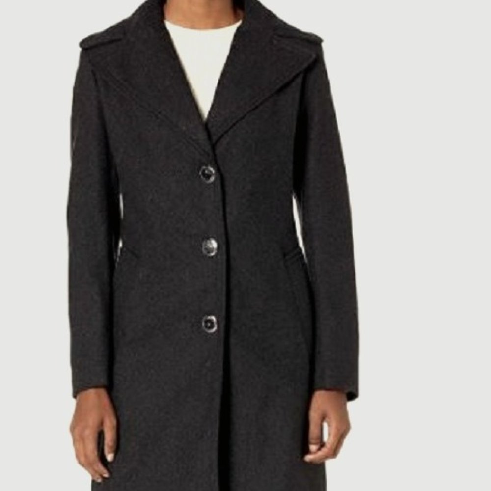 Calvin Klein Single Breasted Overcoat